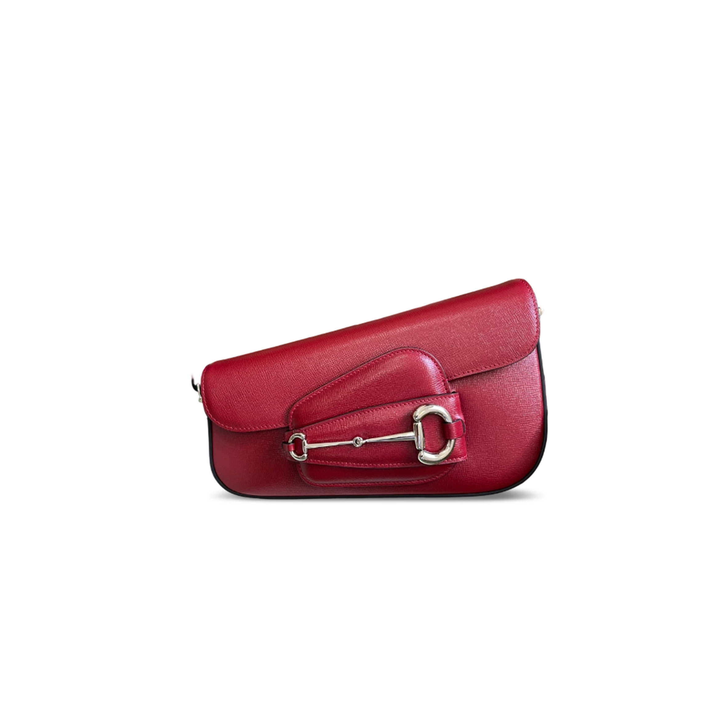 GUCCI HORSEBIT 1955 TEXTURED LEATHER SHOULDER BAG 764155 (26.5*17*8cm)